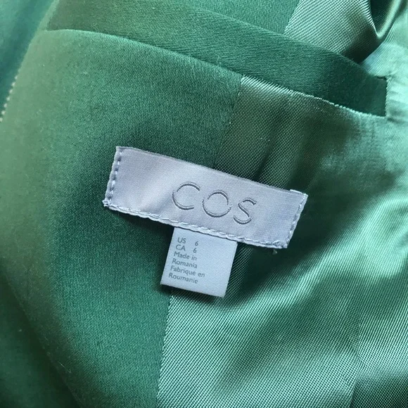 COS NWT Green Cropped Blazer | 6 - Picture 6 of 10